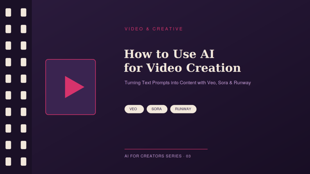 How to Use AI for Video Creation