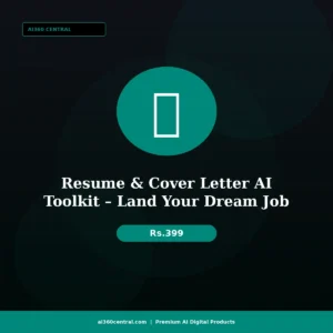 Resume & Cover Letter AI Toolkit – Land Your Dream Job