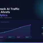 Dashboard showing how to track AI traffic from ChatGPT, Perplexity, Gemini, and Copilot in GA4 and Ahrefs Web Analytics